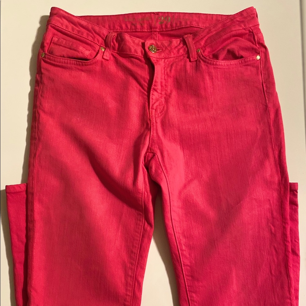 Kate Spade Pink Jeans Sz 29 Play Hooky